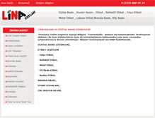 Tablet Screenshot of linareklam.com
